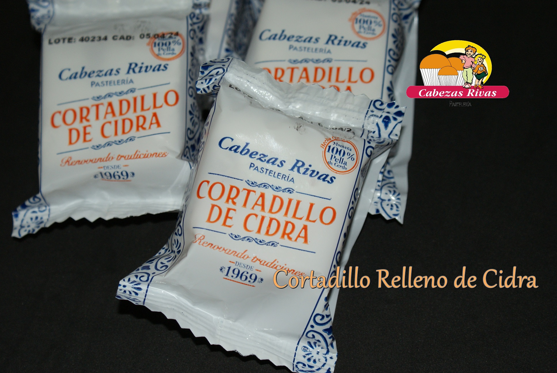 CORTADILLO CIDRA/POLVORÓN ENVUELTO, CAJA 3 KILOS