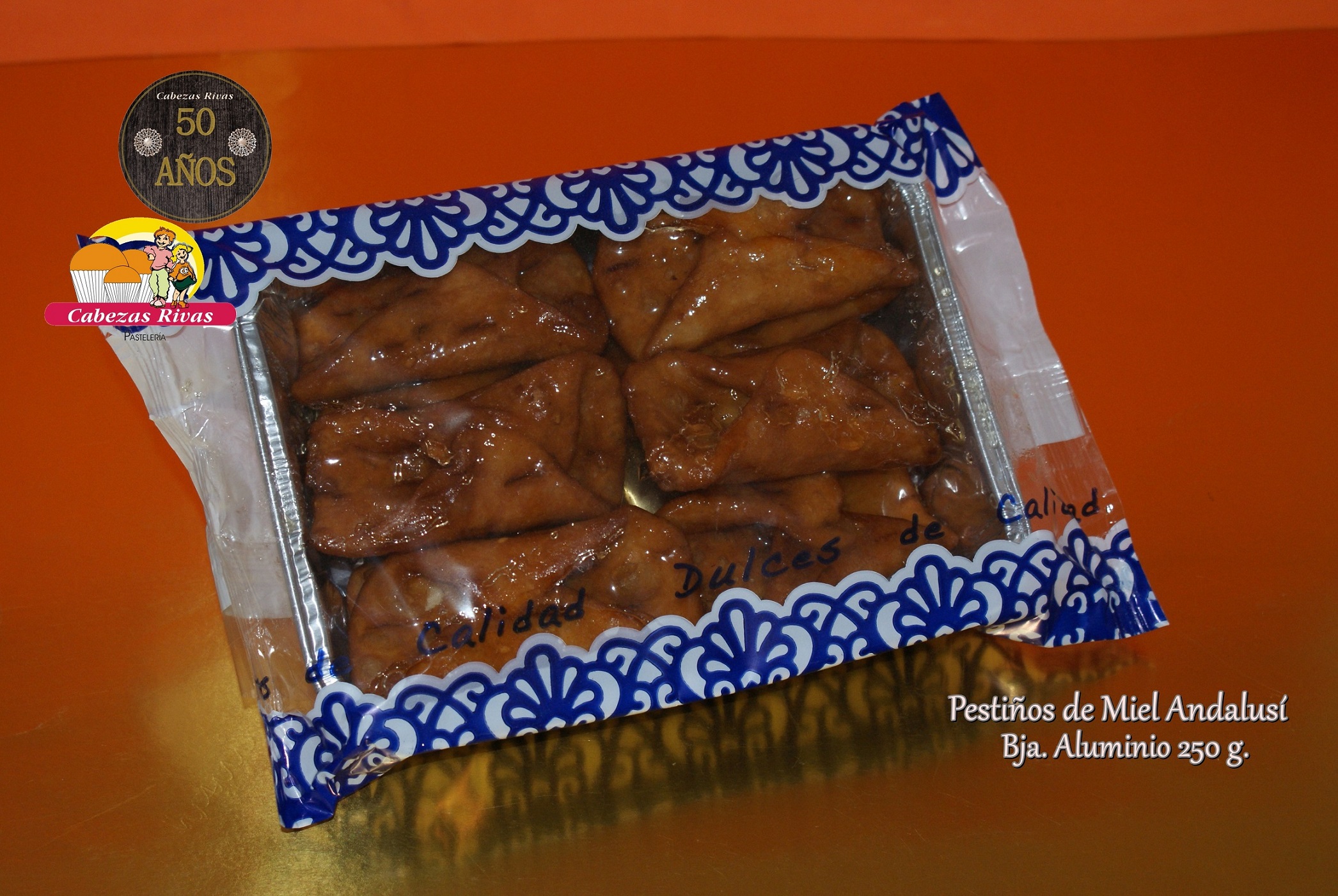 PESTIÑO MIEL ANDALUSI BJA.PLATA PEQ.250 G.C/.12