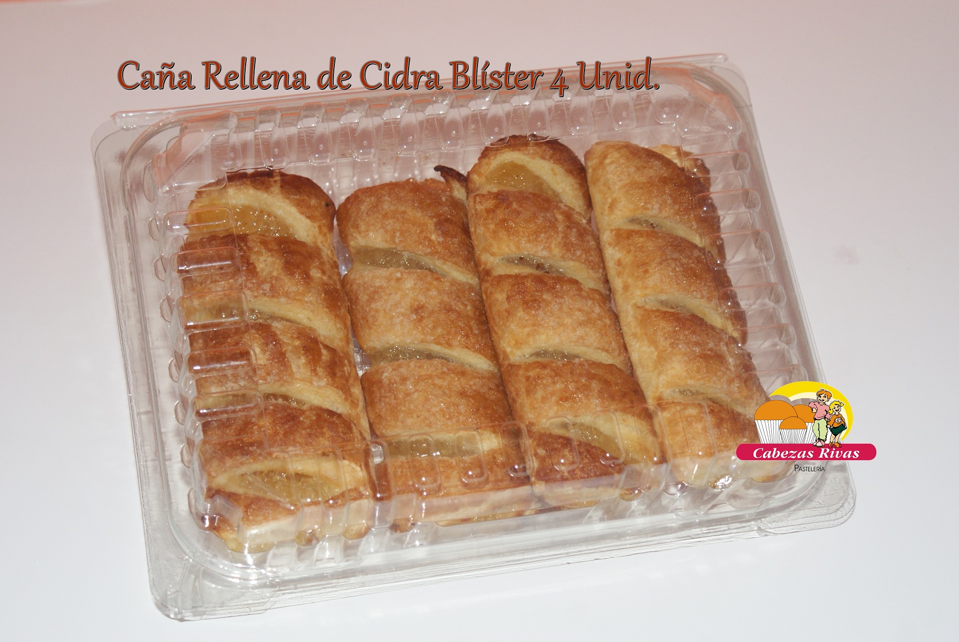 CAÑA CIDRA MEDIANA S/E,BLISTER MED.4 U/.,C/.12